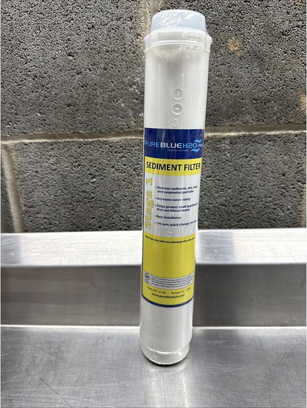 💦Pure Blue H20 Post-Carbon CTO Stage 1 Reverse Osmosis Filter New Sealed